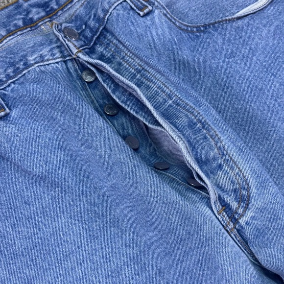 Vintage Levi's 501 USA Made 1996 El Paso 6 Button Fly Jeans 38x32 - Picture 7 of 11
